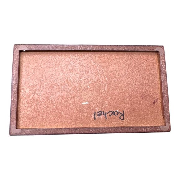 Exquisite Mahogany Wooden Jewelry Box Floral Marquetry Inlay & Mirror Interior - Picture 9 of 11